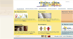 Desktop Screenshot of basileiachor.de