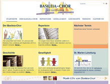 Tablet Screenshot of basileiachor.de